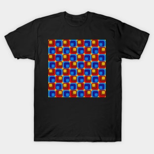 retro 1950's style geometrical pattern T-Shirt